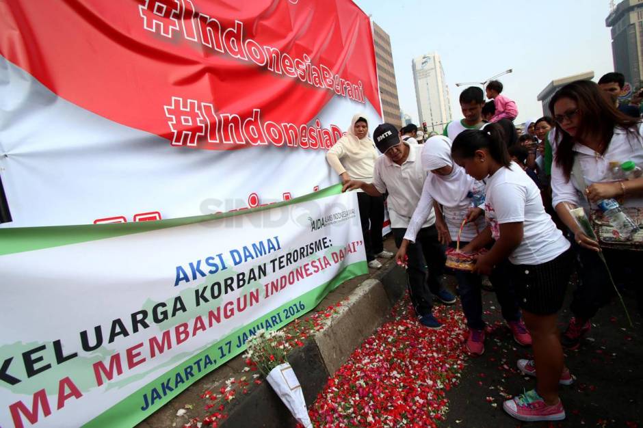 Aksi Damai Keluarga Korban Terorisme